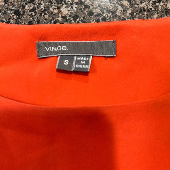 Vince Vibrant Orange Mini Dress - Picture 2 of 9